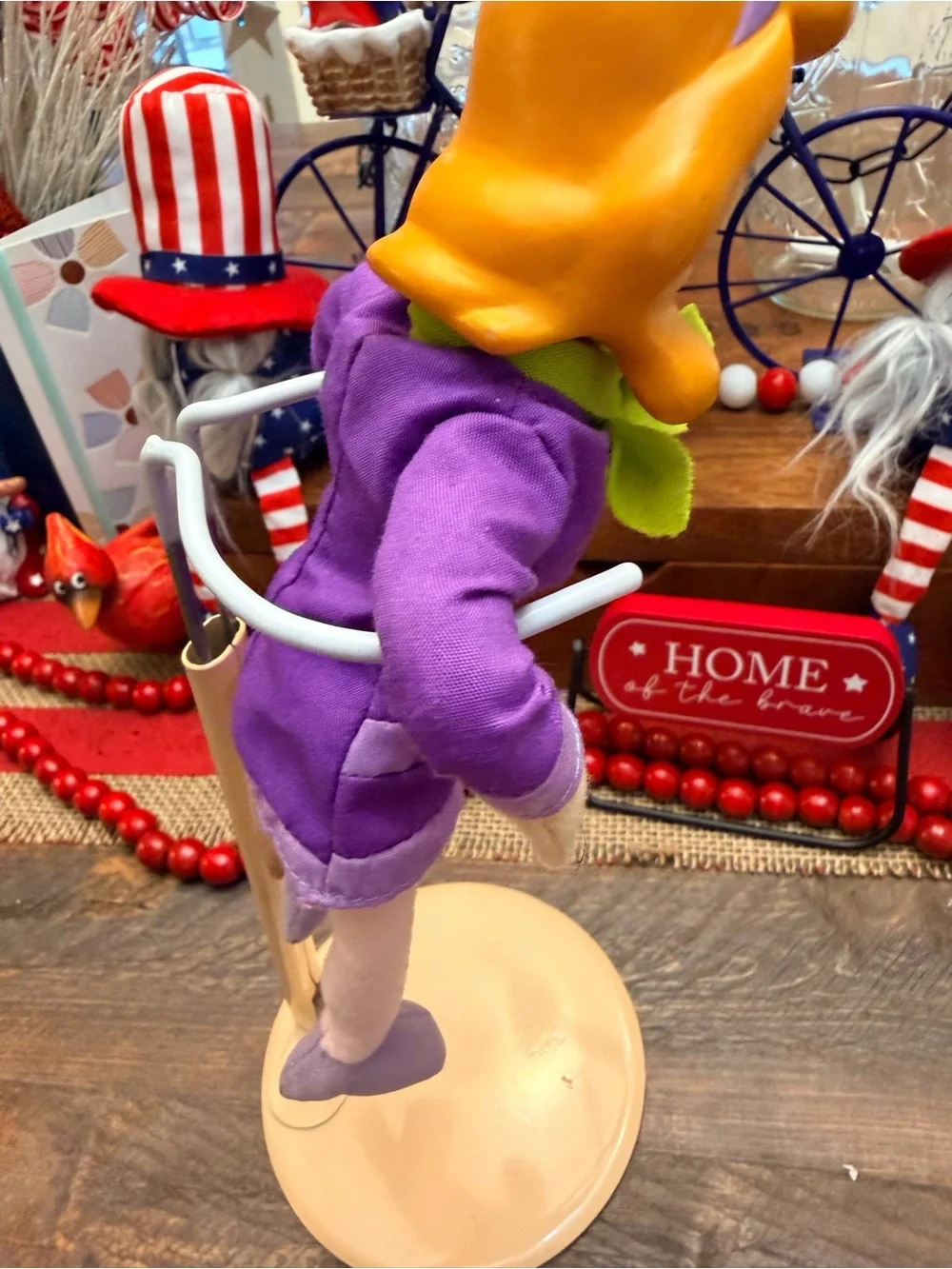 Y2K CARTOON NETWORK 2000 SCOOBY-DOO PLUSH BEAN BAG DOLL FIGURE DAPHNE VINYL FACE